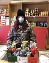 Inverclyde food pantry (The Pantry) 300th member Alison Tosh